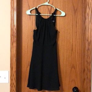 Express black halter dress